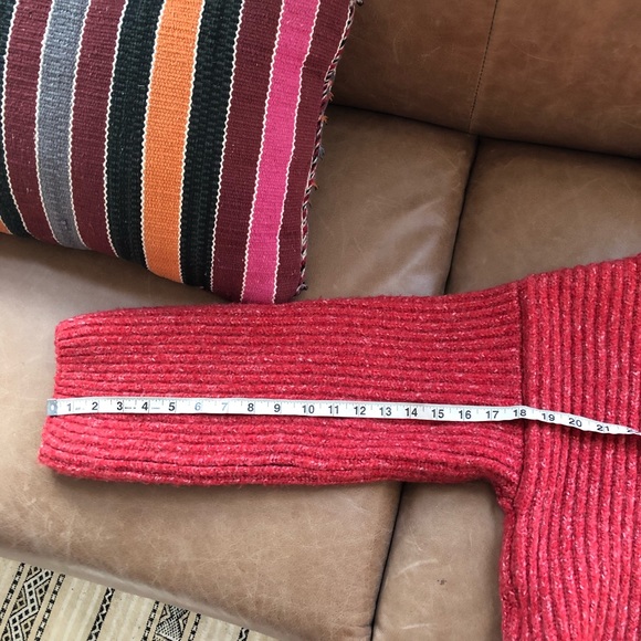 Goddess cropped ribbed turtleneck sweater cozy knit bohemian layer fall winter - Picture 6 of 8